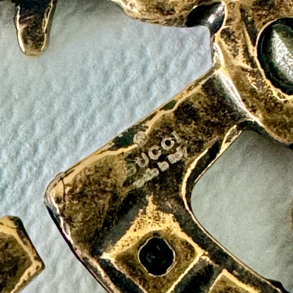 Gucci Arabesque GG Marmont Gold Bracelet with Crystals - Picture 8 of 9